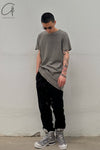 BORIS BIDJAN SABERI Short Sleeve T-Shirt TS ONE PIECE RF F035 Charcoal Gray 3 PBBS21